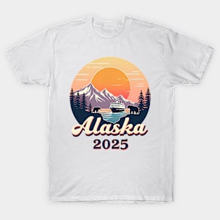 Alaska Cruise 2025 Family Matching T-Shirt